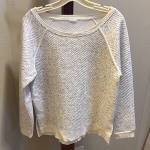 Women's White/Ash Sweater